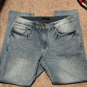 Tahari Men's Denim Slim Jeans in Light Blue